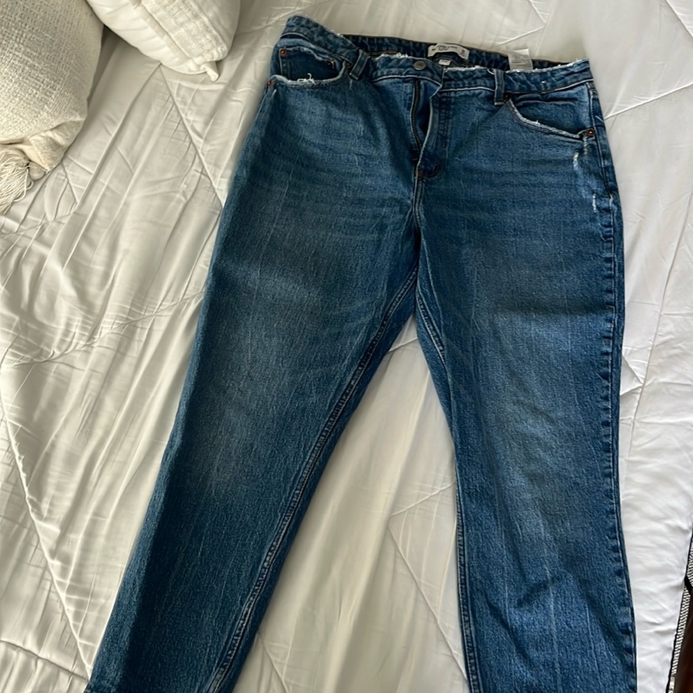 Abercrombie & Fitch The Skinny High Rise Size 32/14 Curve Love
